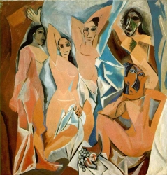 Les Demoiselles d'Avignon(Picasso)