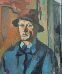 autoportrait au chapeau